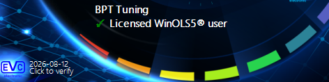 BPT Tuning licensed WinOLS 5 user