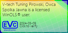 V-tech Tuning Pirowski, Owca Spolka Jawna is a licensed WinOLS user.
